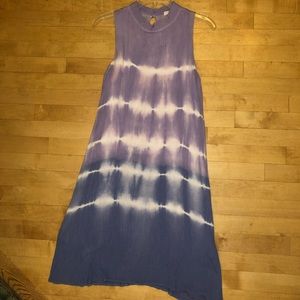 Altar’d State Purple Tiedye Ombré TunicShift Dress